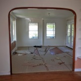 The Arch was Removed to Open up the Living Area